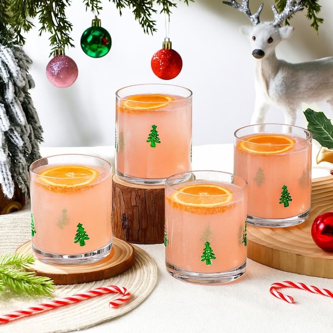 These Holiday Juice Glasses Look Like Anthropologie, but Start at $6